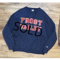 90’ｓ【USA製】ビンテージ【Champion】【チャンピオン】FROST VALLEY 紺【スウェット】【サイズL】 