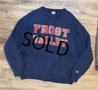 90’ｓ【USA製】ビンテージ【Champion】【チャンピオン】FROST VALLEY 紺【スウェット】【サイズL】 