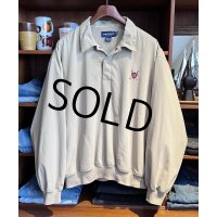 ビンテージ【POLO GOLF】【ポロゴルフ】【ラルフローレン】【POLO RALPH LAUREN】クリーム色 プルオーバーブルゾン【サイズM】 