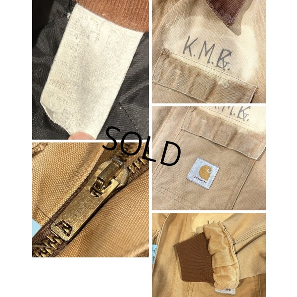 画像2: ビンテージ【carhartt】【カーハート】【ブラウン】トラディショナルコート【キルティング裏地付き】【ダック地】【ワークジャケット】【Ｌ程度】 