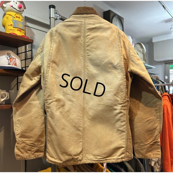 画像3: 80's USA製【ビンテージ】【Carhartt】【カーハート】100周年モデル【ブランケット裏地付き】【キャメル】【ミシガンチョアコート】【ダックジャケット】US42T 