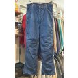 画像2: 60's【ビンテージ】【裏地付き】赤チェック裏地【ペインターパンツ】【デニムパンツ】トリプルステッチ【W38程度】<br> (2)