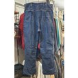 画像4: 60's【ビンテージ】【裏地付き】赤チェック裏地【ペインターパンツ】【デニムパンツ】トリプルステッチ【W38程度】<br> (4)