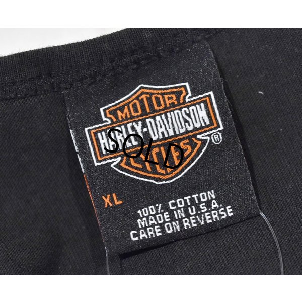 画像2: 90's~【USA製】【ビンテージ】【HARLEY DAVIDSON】【ハーレーダビッドソン】APPALACHIAN 【黒】【プリント】ノースリーブ【Tシャツ】タンクトップ【サイズＸＬ】 
