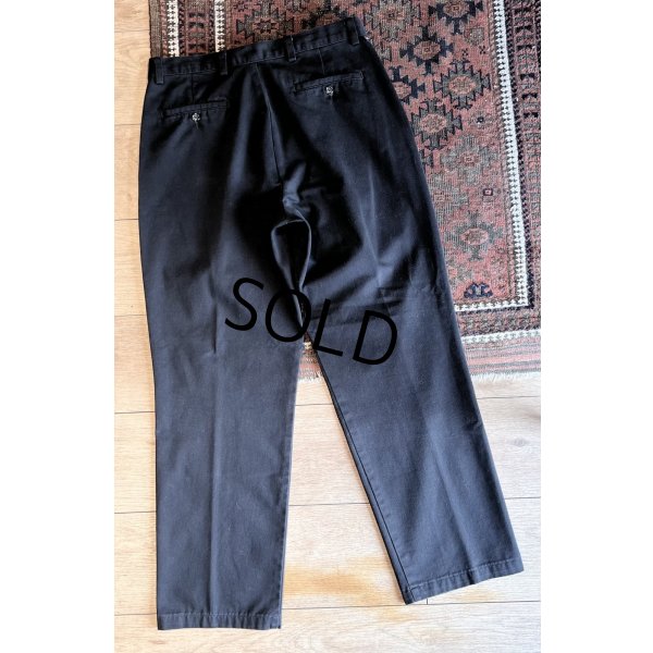 画像4: 90's【DOCKERS】リーバイス ドッカーズ【黒】【2タック】コットンパンツ【34x32】