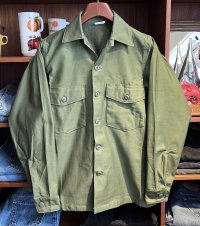 デッドストック【70's】【米軍実物】【ビンテージ】【U.S.ARMY】【ユーティリティシャツ】【14 1/2×33】 