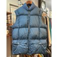 画像1: 〜80's【ビンテージ】【Eddie Bauer】【エディーバウアー】【紺】リップストップ 黒タグ ダウン【ダウンベスト】【サイズL】<br> (1)