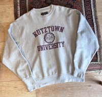 【ビンテージ】【Champion】【チャンピオン】【KUTZ TOWN UNIVERSITY】クッツタウン大学【グレー】カレッジ【スウェット】【サイズL】 