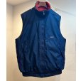 画像1: 90's【USA製】【patagonia】【パタゴニア】紺×裏地赤フリース【シェルドシンチラ】【フリースベスト】【サイズXL】<br> (1)