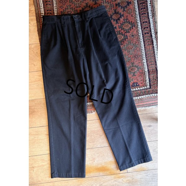 画像2: 90's【DOCKERS】リーバイス ドッカーズ【黒】【2タック】コットンパンツ【34x32】