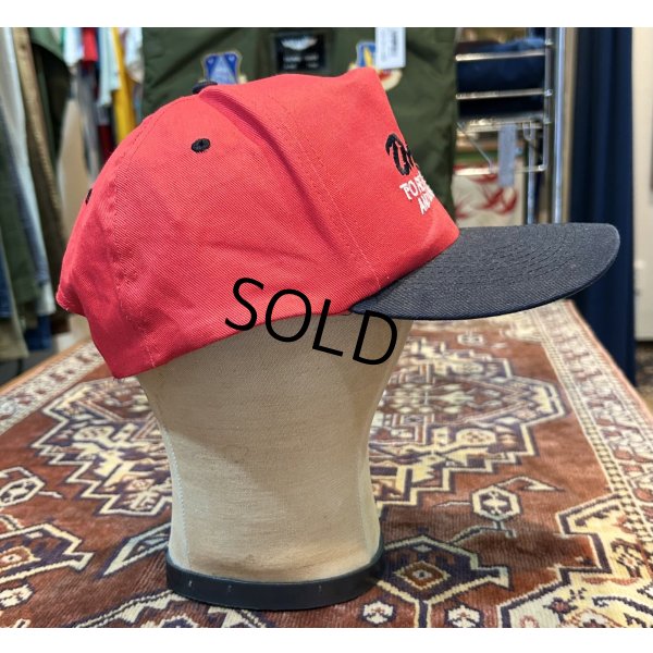 画像3: 【デッドストック】90’ｓ【ビンテージ】【D.A.R.E】【赤×黒】【コットンキャップ】【ＢＢキャップ】 