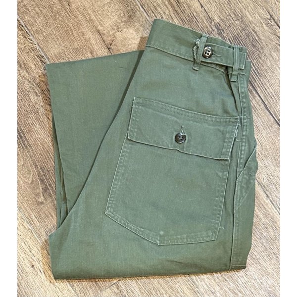 画像1: ~50's【ビンテージ】 U.S.ARMY 【M-47】【ヘリンボーンツイル】【HBTパンツ】 M47【ベイカーパンツ】【W30程度】 