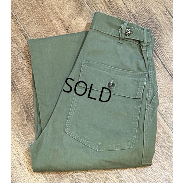 画像1: ~50's【ビンテージ】 U.S.ARMY 【M-47】【ヘリンボーンツイル】【HBTパンツ】 M47【ベイカーパンツ】【W30程度】 