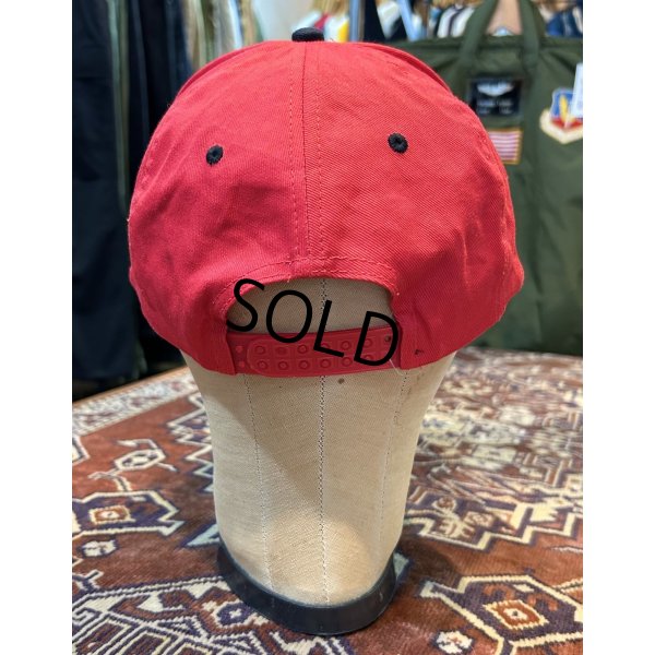 画像4: 【デッドストック】90’ｓ【ビンテージ】【D.A.R.E】【赤×黒】【コットンキャップ】【ＢＢキャップ】 