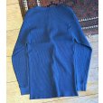 画像4: USA製 ビンテージ【ディッキーズ】【Dickies】【紺色】【無地】ヘンリーネック【サーマルロンT】【サイズL】<br> (4)