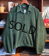 USA製【RALPH LAUREN】【ラルフローレン】【緑】【フリース】【フルジップアップジャケット】【サイズＬ】 