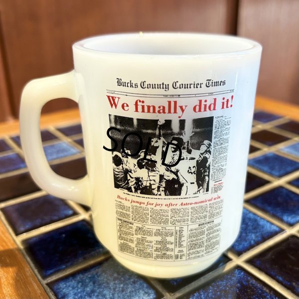 画像3: 【Fire King】【ファイヤーキング】ビンテージ【Anchor Hocking】アンカーホッキング【MLB】Philies world champ フィラデルフィアフィーリーズ【プリントマグカップ】 