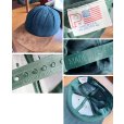 画像2: 90’ｓ【USA製】【ビンテージ】 【深緑×ツバ茶色スエード】【アジャスター付き】BBキャップ【ベースボールキャップ】<br> (2)
