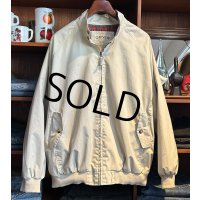 ほぼ未使用!! ORVIS【オービス】【オフホワイト】裏地赤チェック【ブルゾン】 ジップアップジャケット【サイズXL】 