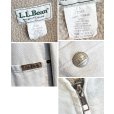 画像2: 80's【USA製】【ビンテージ】【L.L.Bean】LLビーン【ベージュ】【裏ボア】ジップアップジャケット【ジップアップブルゾン】【サイズL】<br> (2)