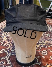 80's【デッドストック】未使用【USA製】【ビンテージ】黒【ユーティリティキャップ】【ワークキャップ】【サイズS】 