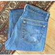画像1: 90's【ビンテージ】【USA製】【LEVI'S】【リーバイス】【501】【デニムパンツ】【33×33】<br> (1)
