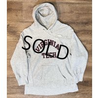 80's【USA製】【チャンピオン】【Champion】【VIRGINIA TECH】バージニア工科大学【グレー】【リバースウィーブパーカー】【サイズL】 