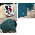 画像2: ほぼ未使用 90's~【USA製】【RUSSELL】ラッセル 【ビンテージ】【グレー×緑】切替【無地】【前V】スウェット【サイズXXL】<br> (2)