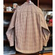 画像3: 90’ｓ〜【ビンテージ】【エディーバウアー】【白ｘ赤ｘ黒】チェック柄【コットンボタンダウンシャツ】【サイズM】<br> (3)
