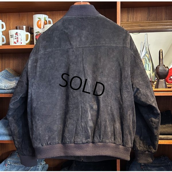 画像3: ビンテージ【ARIZONA】アリゾナ【紺】【スエードブルゾン】【サイズXL】 