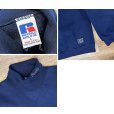 画像2: 90's【USA製】【ビンテージ】【RUSSELL】ラッセル【紺】【Bucks】首元刺繍【タートルネックスウェット】【サイズＬ】<br> (2)
