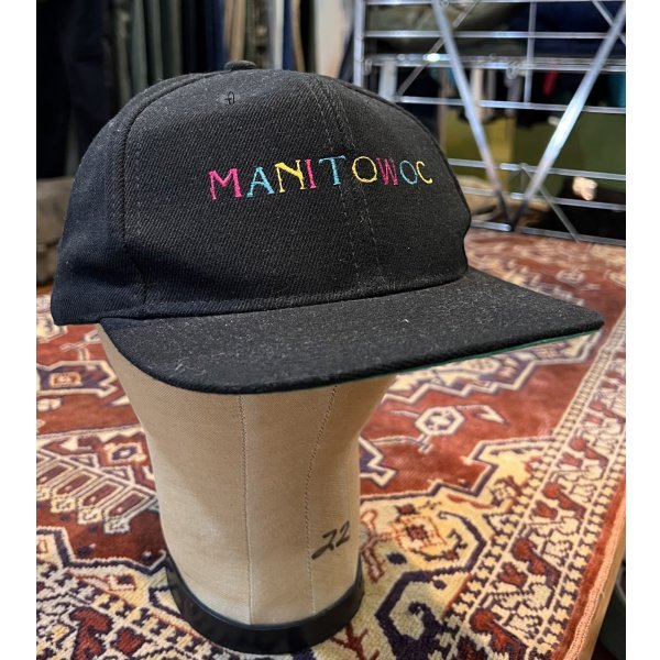 画像3: 【ビンテージ】【OTTO】【MANITOWOC】マニトワック OTTOキャップ【黒×ツバ裏緑】ベースボールキャップ【BBキャップ】サイズフリー 
