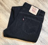 90’s 【メキシコ製】【ビンテージ】【LEVI'S】【リーバイス５５０】550 黒 デニムパンツ ブラックデニム【36ｘ32】 