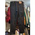 画像4: 90’s 【メキシコ製】【ビンテージ】【LEVI'S】【リーバイス５５０】550 黒 デニムパンツ ブラックデニム【36ｘ32】<br> (4)