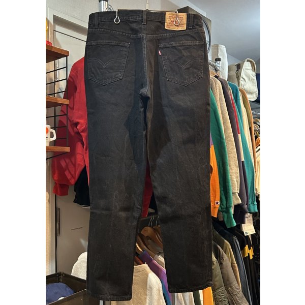 画像4: 90’s 【メキシコ製】【ビンテージ】【LEVI'S】【リーバイス５５０】550 黒 デニムパンツ ブラックデニム【36ｘ32】 