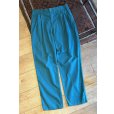 画像2: 【90's】【ビンテージ】【DOCKERS】ドッカーズ リーバイス【ターコイズブルー】【２タックコットンパンツ】【36ｘ32】<br> (2)