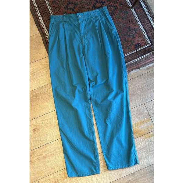 画像2: 【90's】【ビンテージ】【DOCKERS】ドッカーズ リーバイス【ターコイズブルー】【２タックコットンパンツ】【36ｘ32】 