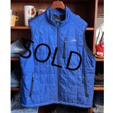 【ビンテージ】【L.L.bean】【L.L.ビーン】青【左胸刺繍ロゴ】プリマロフト【ベスト】【サイズXL】 