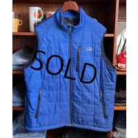 【ビンテージ】【L.L.bean】【L.L.ビーン】青【左胸刺繍ロゴ】プリマロフト【ベスト】【サイズXL】 