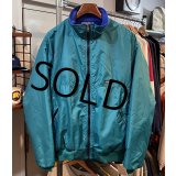 程度良好 00's USA製【パタゴニア】patagonia ナイロン【シェルドシンチラジャケット 】【エメラルド×青】【裏フリースブルゾン】【サイズXXL】 