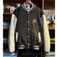 画像1: 【ビンテージ】FRUIT OF THE LOOM【フルーツオブザルーム】【黒ｘグレー】【スウェットスタジャン】【サイズXL】<br> (1)