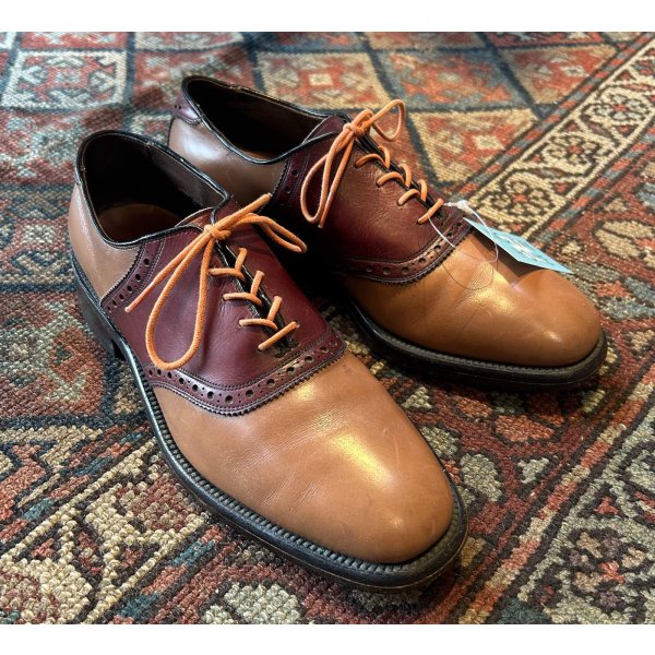 画像1: 【アレンエドモンズ】【Allen Edmonds】【ＰＯＬＯ】ライトブラウンｘキャメル切替【コンビシューズ】【8D】【26cm程度】 