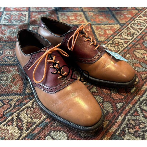 画像1: 【アレンエドモンズ】【Allen Edmonds】【ＰＯＬＯ】ライトブラウンｘキャメル切替【コンビシューズ】【8D】【26cm程度】 