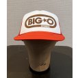 画像1: 【ビンテージ】【BIG OSTEAKS】【オレンジ×白】【メッシュキャップ】【トラッカーキャップ】【キャップ】サイズフリー<br> (1)