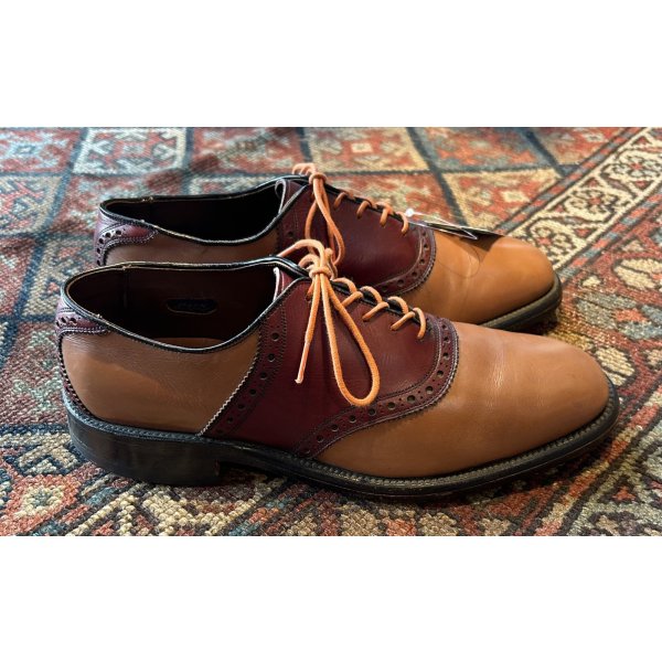 画像2: 【アレンエドモンズ】【Allen Edmonds】【ＰＯＬＯ】ライトブラウンｘキャメル切替【コンビシューズ】【8D】【26cm程度】 