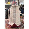 画像4: 70's【ビンテージ】L.L.bean【L.L.ビーン】【白×赤】【筆記体】サイドタグ【キャンバス】【トートバッグ】ビーントート<br> (4)