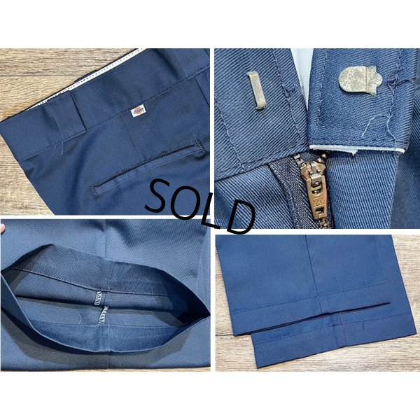 画像3: デッドストック 80's【USA製】ビンテージ【ディッキーズ】【Dickies】【874】【紺地】【ワークパンツ】【38ｘ30】 