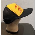 画像3: 程度良好!! 80's~【ビンテージ】【AMMONS AUTO SALES】自動車【黒×黄色】【メッシュキャップ】【トラッカーキャップ】【キャップ】サイズフリー<br> (3)