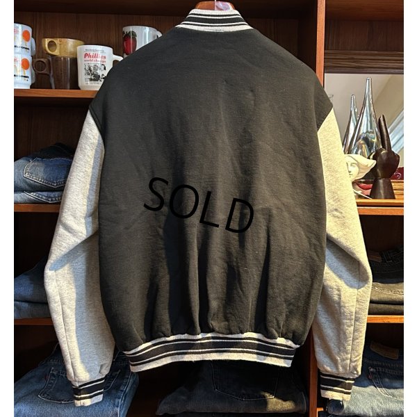 画像3: 【ビンテージ】FRUIT OF THE LOOM【フルーツオブザルーム】【黒ｘグレー】【スウェットスタジャン】【サイズXL】 