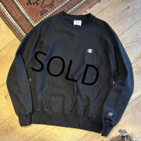 【ビンテージ】【チャンピオン】【champion】【リバースウィーブ】黒無地【スウェット】【サイズM】 